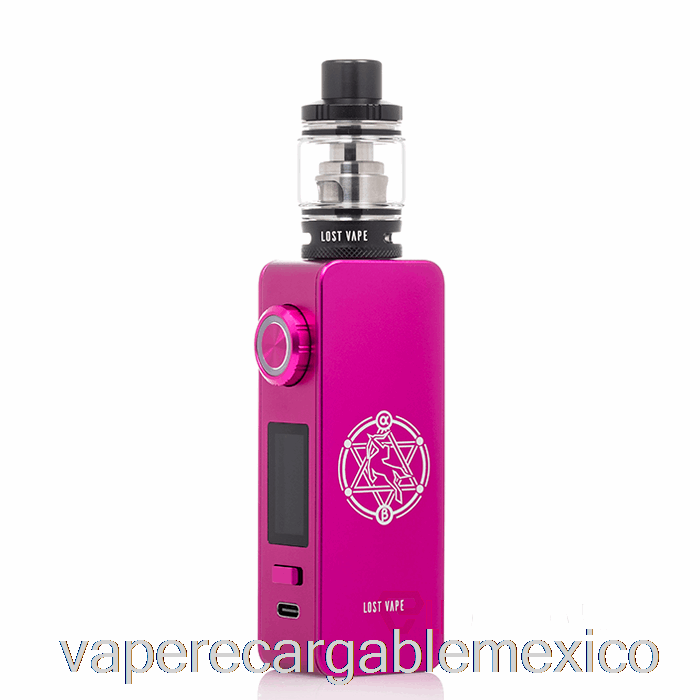 Vape Recargable Lost Vape Centaurus M100 Kit De Inicio Rosa Lunar
